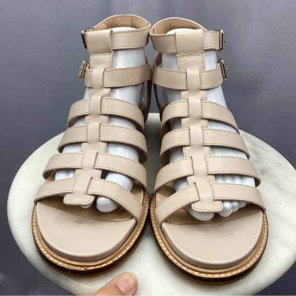 Pilcro Anthropologie Casual Gladiator Leather Strappy Sandals Size 40 - Picture 4 of 7